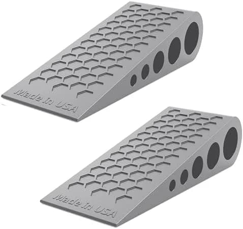 Heavy-Duty Rubber Door Wedges – Non-Slip Honeycomb Grip for Carpet & Tile (2-Pack)