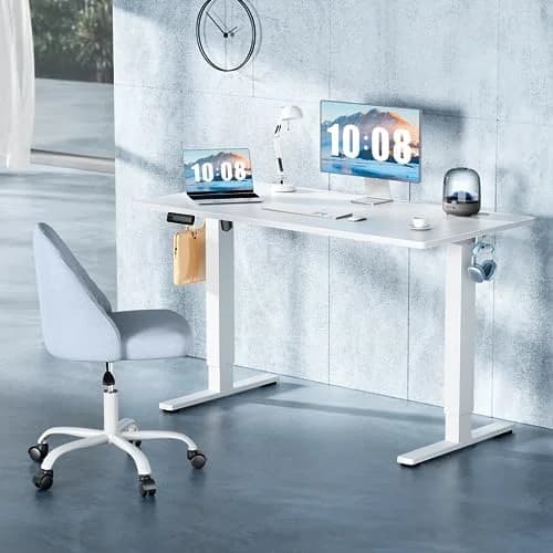 40-Inch Electric Standing Desk with Memory Presets - Sit-Stand Workstation for Home Office & Gaming