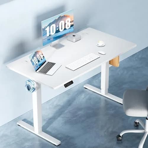 40-Inch Electric Standing Desk with Memory Presets - Sit-Stand Workstation for Home Office & Gaming